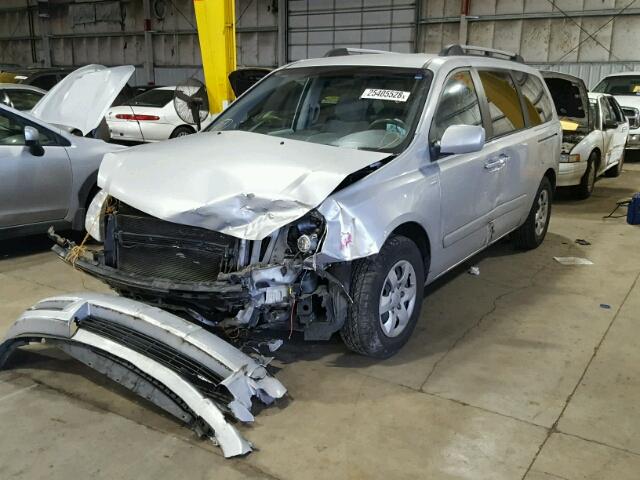 KNDMB233886212327 - 2008 KIA SEDONA EX SILVER photo 2