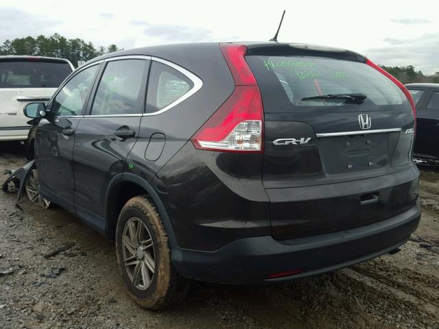 5J6RM4H30EL032870 - 2014 HONDA CR-V LX BLACK photo 3