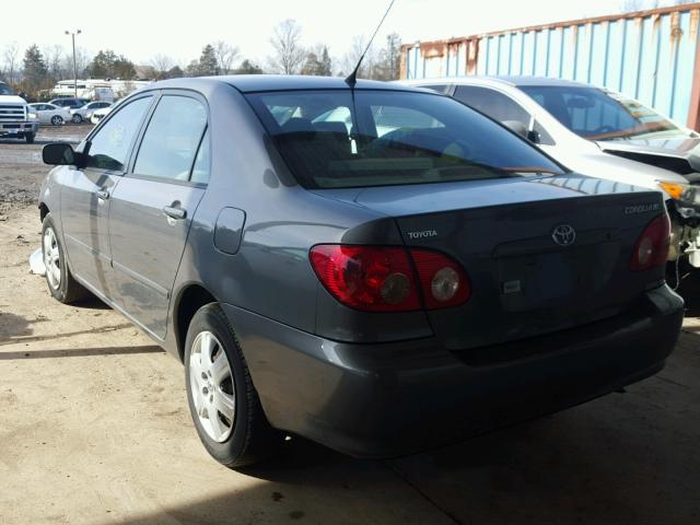 2T1BR30E57C743071 - 2007 TOYOTA COROLLA CE GRAY photo 3