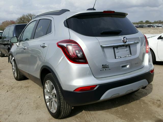 KL4CJASB2HB189498 - 2017 BUICK ENCORE PRE SILVER photo 3