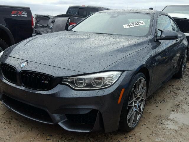 WBS3R9C59HK708951 - 2017 BMW M4 GRAY photo 2