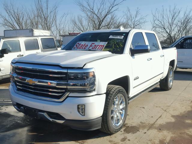 3GCUKTEC9HG480708 - 2017 CHEVROLET SILVERADO WHITE photo 2