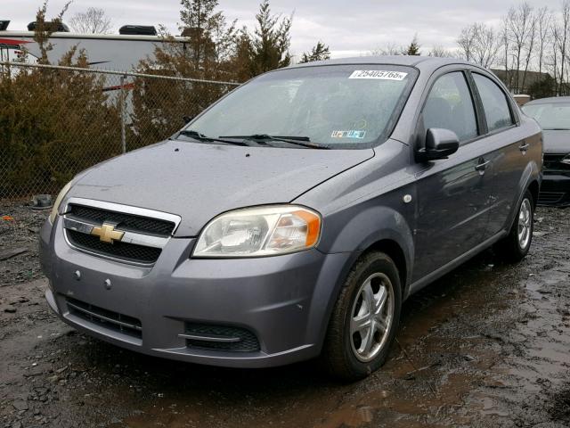 KL1TD566X7B065387 - 2007 CHEVROLET AVEO BASE GRAY photo 2