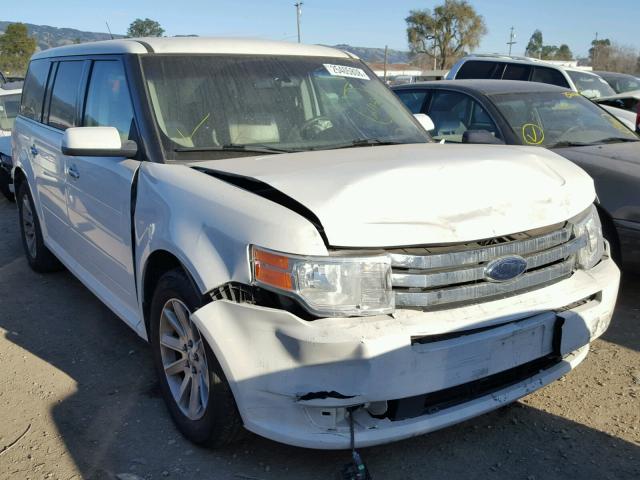 2FMGK5CC1ABA81744 - 2010 FORD FLEX SEL WHITE photo 1