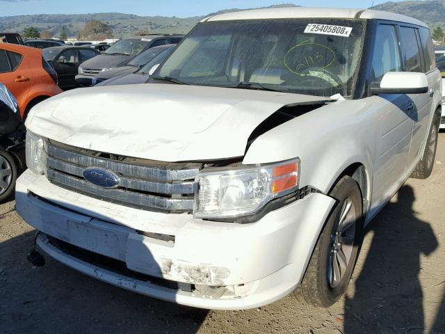 2FMGK5CC1ABA81744 - 2010 FORD FLEX SEL თეთრი ფოტო 2