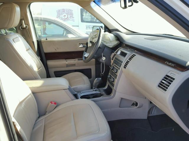 2FMGK5CC1ABA81744 - 2010 FORD FLEX SEL თეთრი ფოტო 5