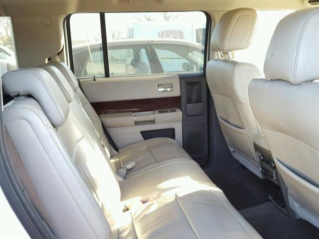 2FMGK5CC1ABA81744 - 2010 FORD FLEX SEL თეთრი ფოტო 6