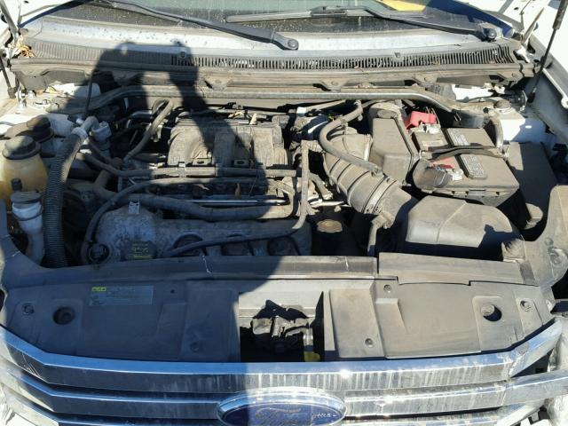 2FMGK5CC1ABA81744 - 2010 FORD FLEX SEL თეთრი ფოტო 7