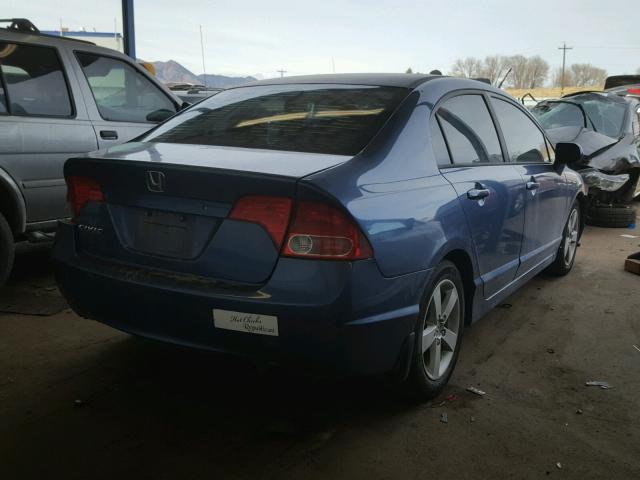 1HGFA16827L044425 - 2007 HONDA CIVIC EX ლურჯი ფოტო 4
