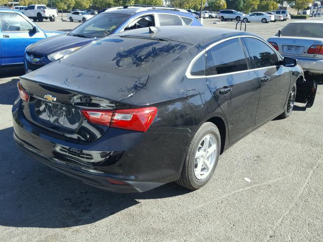 1G1ZB5ST2HF276400 - 2017 CHEVROLET MALIBU LS შავი ფოტო 4