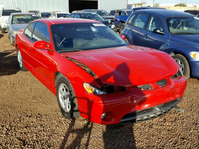 1G2WP12K22F220254 - 2002 PONTIAC GRAND PRIX RED photo 1