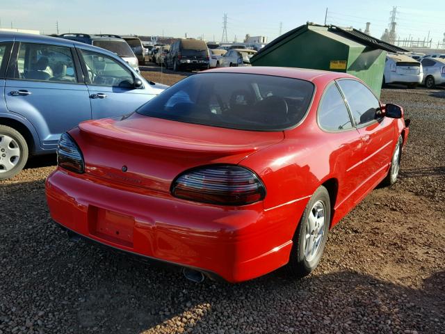 1G2WP12K22F220254 - 2002 PONTIAC GRAND PRIX RED photo 4