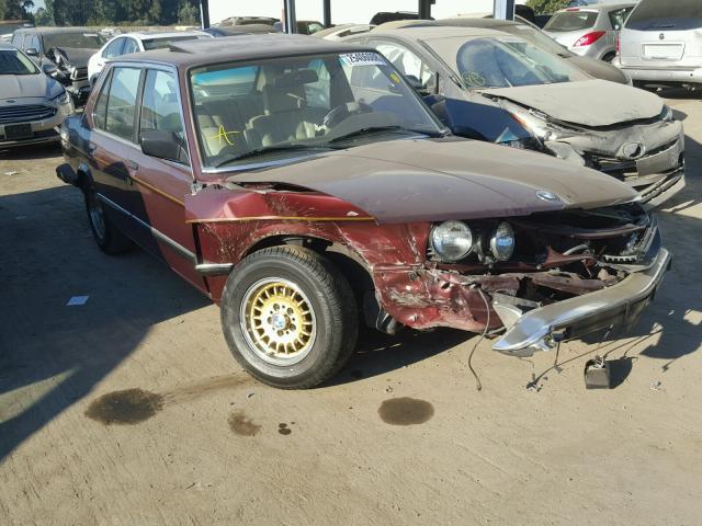 WBADK8304G9701214 - 1986 BMW 528 E AUTO BURGUNDY photo 1