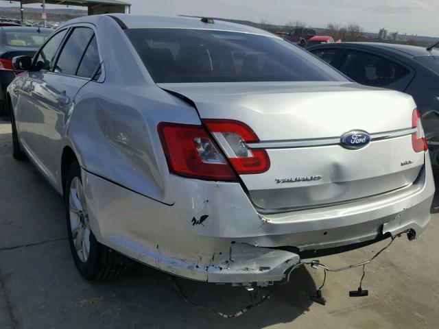 1FAHP2EW1BG172657 - 2011 FORD TAURUS SEL SILVER photo 3