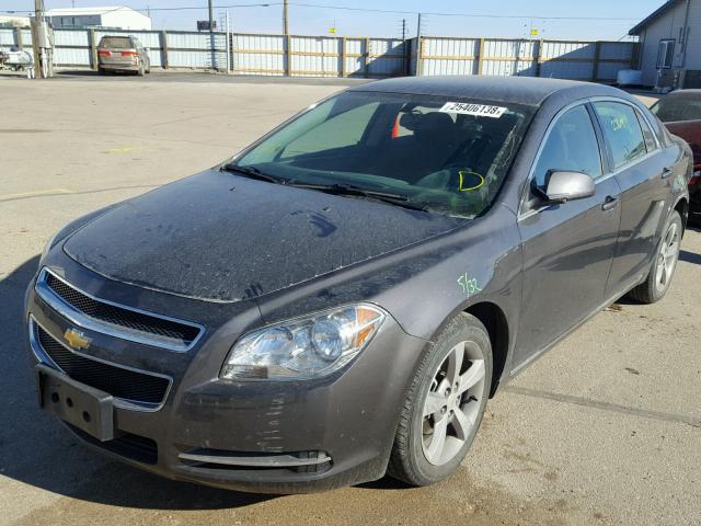 1G1ZC5E11BF282915 - 2011 CHEVROLET MALIBU 1LT GRAY photo 2