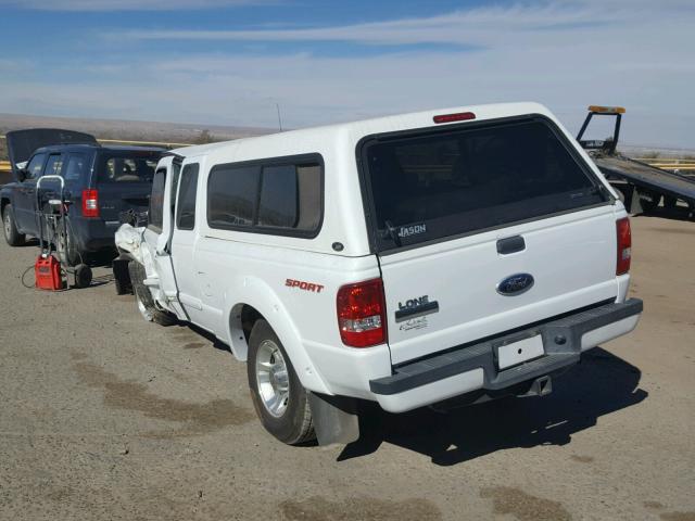 1FTKR1EE7APA10722 - 2010 FORD RANGER SUP WHITE photo 3