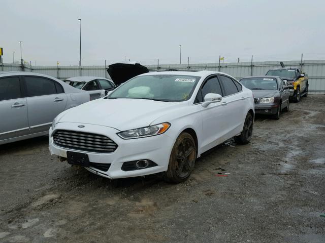 3FA6P0HD7GR274728 - 2016 FORD FUSION SE WHITE photo 2