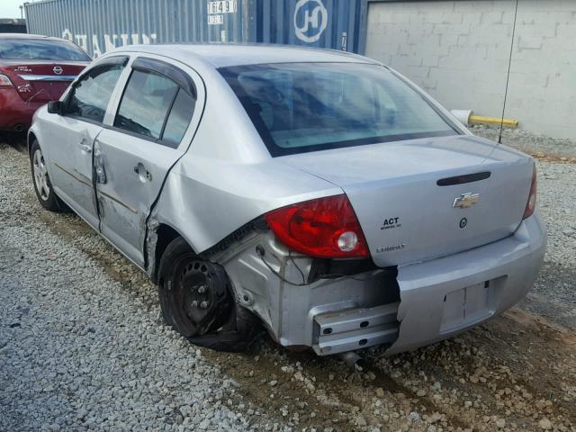 1G1AK54F757583846 - 2005 CHEVROLET COBALT SILVER photo 3