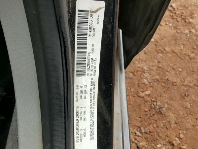 1B3LC76M68N693695 - 2008 DODGE AVENGER R/ BLACK photo 10