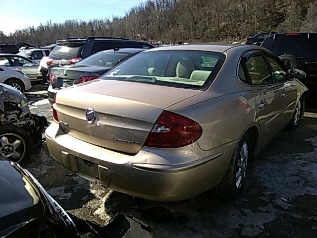 2G4WC532351243613 - 2005 BUICK LACROSSE C GOLD photo 4