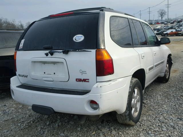 1GKDT13S342349129 - 2004 GMC ENVOY WHITE photo 4