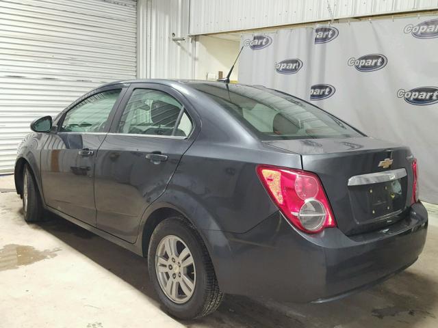 1G1JC5SH0E4203233 - 2014 CHEVROLET SONIC LT CHARCOAL photo 3