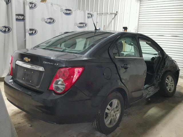 1G1JC5SH0E4203233 - 2014 CHEVROLET SONIC LT CHARCOAL photo 4