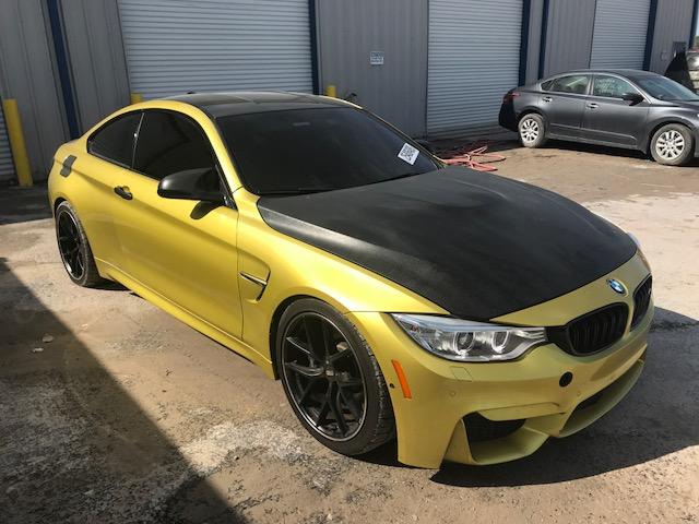 WBS3R9C54FK334357 - 2015 BMW M4 YELLOW photo 1