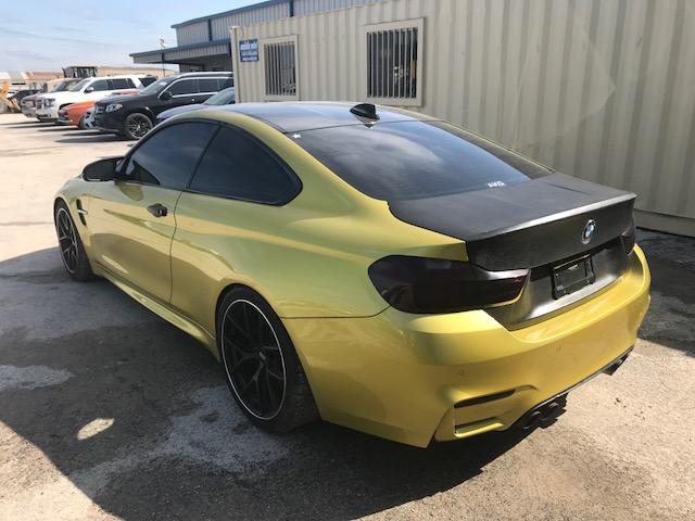 WBS3R9C54FK334357 - 2015 BMW M4 YELLOW photo 3
