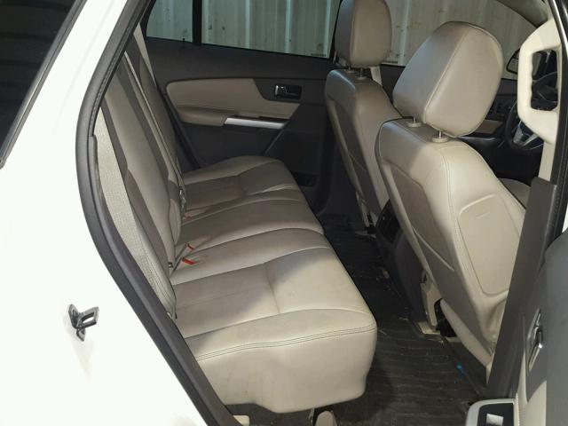 2FMDK3JC4DBC70208 - 2013 FORD EDGE SEL WHITE photo 6