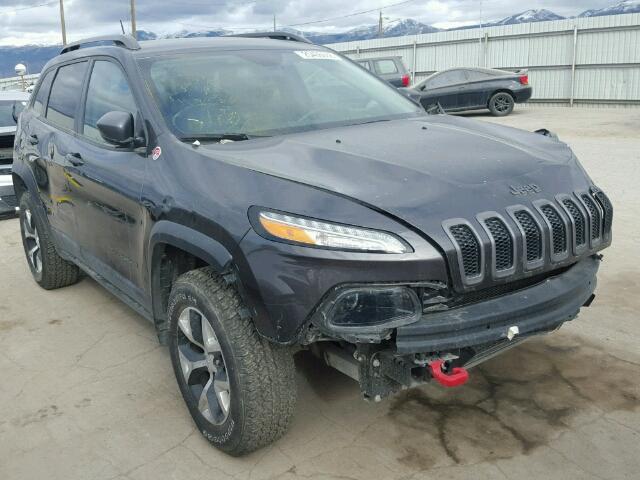 1C4PJMBS6GW326328 - 2016 JEEP CHEROKEE T BLACK photo 1