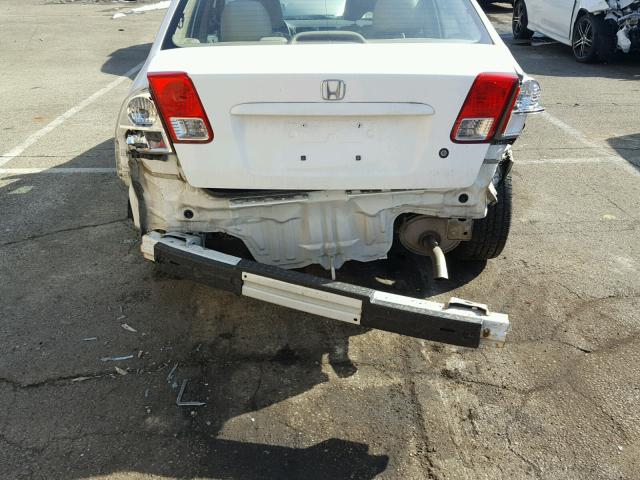 2HGES26755H562979 - 2005 HONDA CIVIC EX თეთრი ფოტო 9