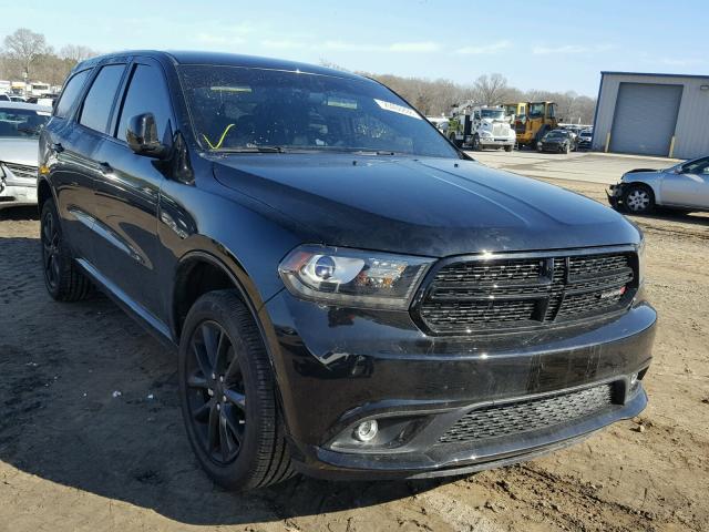 1C4RDJDG6JC213642 - 2018 DODGE DURANGO GT BLACK photo 1