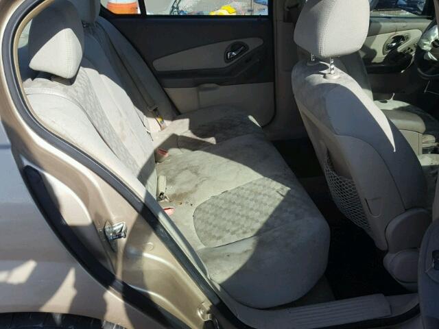 1G1ZT54894F169408 - 2004 CHEVROLET MALIBU LS GOLD photo 6