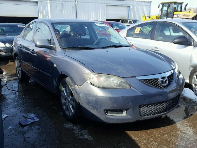 JM1BK12F281806115 - 2008 MAZDA 3 I GRAY photo 1