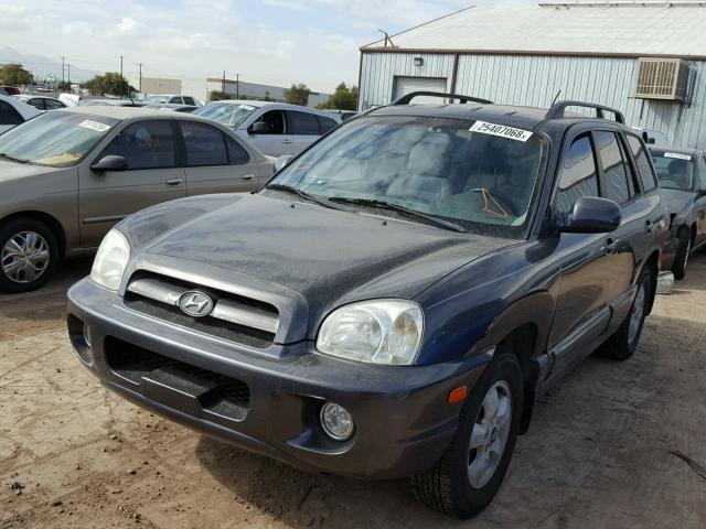 KM8SC73D66U048476 - 2006 HYUNDAI SANTA FE G CHARCOAL photo 2