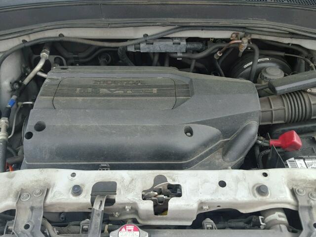 2HKYF18694H618801 - 2004 HONDA PILOT EXL SILVER photo 7