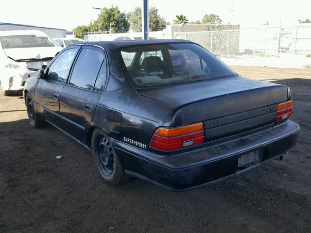 JT2AE09B2R0054819 - 1994 TOYOTA COROLLA LE BLACK photo 3