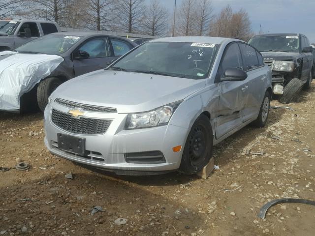 1G1PA5SH4D7159430 - 2013 CHEVROLET CRUZE LS SILVER photo 2