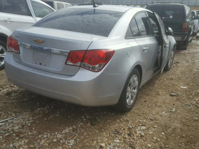 1G1PA5SH4D7159430 - 2013 CHEVROLET CRUZE LS SILVER photo 4