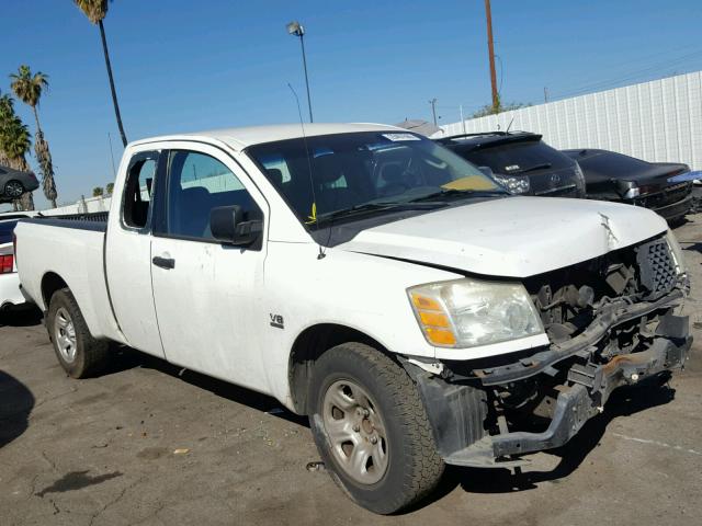 1N6AA06A24N584764 - 2004 NISSAN TITAN XE WHITE photo 1