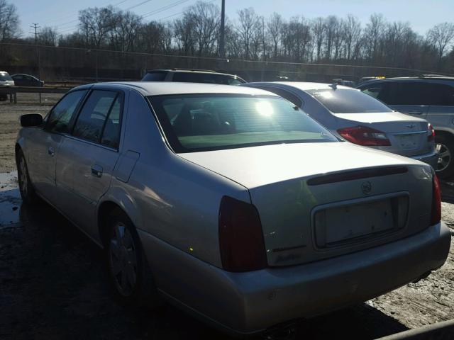 1G6KF57983U291128 - 2003 CADILLAC DEVILLE DT SILVER photo 3