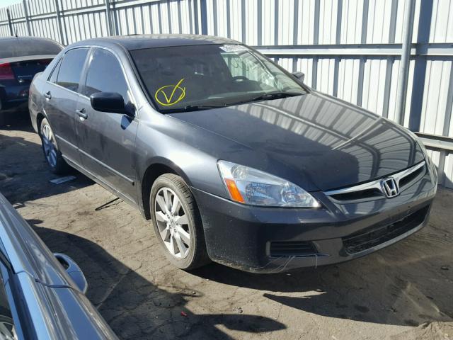 1HGCM66527A012096 - 2007 HONDA ACCORD EX BLUE photo 1