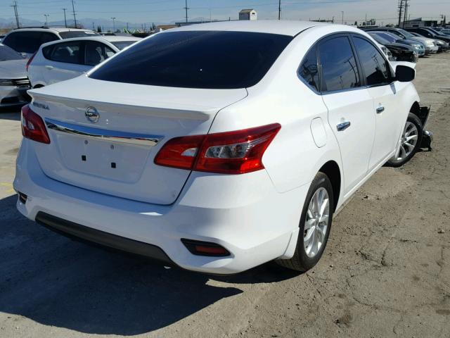 3N1AB7AP1HY410362 - 2017 NISSAN SENTRA S WHITE photo 4