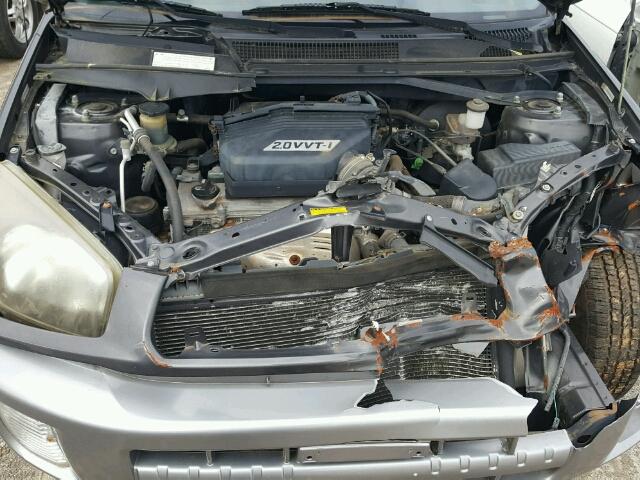 JTEGH20V430110256 - 2003 TOYOTA RAV4 GRAY photo 7