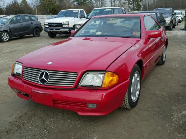 WDBFA63EXRF101217 - 1994 MERCEDES-BENZ SL 320 RED photo 2