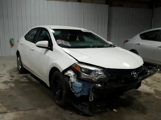 5YFBURHE7FP304698 - 2015 TOYOTA COROLLA L WHITE photo 1