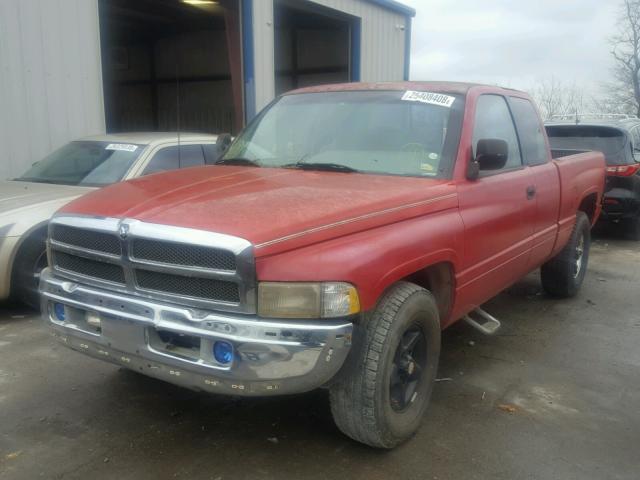 3B7HC13Y5TM167456 - 1996 DODGE RAM 1500 RED photo 2