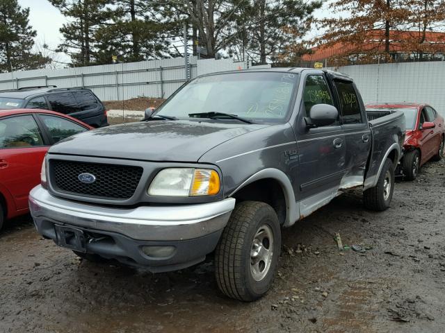 1FTRW08L92KC11712 - 2002 FORD F150 SUPER GRAY photo 2