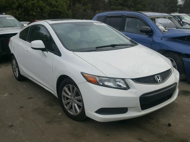 2HGFG3B06CH541317 - 2012 HONDA CIVIC EXL WHITE photo 1